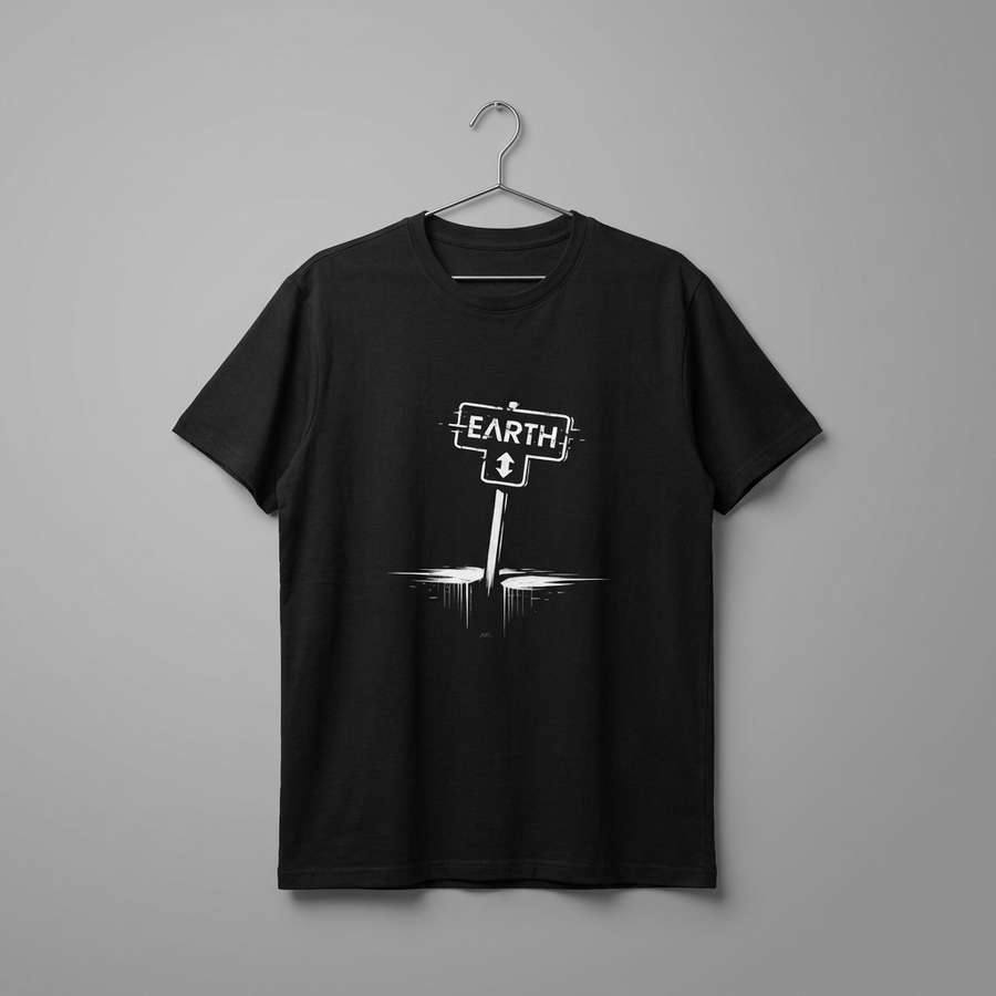 Lost Signal T-shirt in black